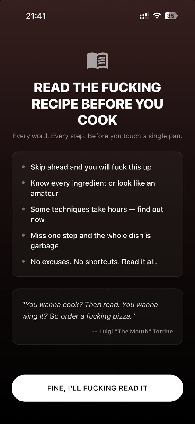 Read the recipe